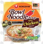 Nongshim  bowl noodle soup, spicy chicken flavor Center Front Picture