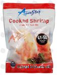 Aqua Star  cooked shrimp, peeled, tail on, 41-50, thaw & serve Center Front Picture