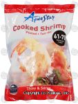 Aqua Star  cooked shrimp, peeled, tail on, 61-70, thaw & serve Center Front Picture