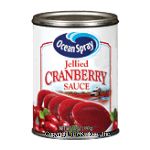 Ocean Spray  jellied cranberry sauce Center Front Picture