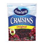 Ocean Spray Craisins original sweetened sun dried cranberries Center Front Picture