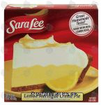 Sara Lee  lemon meringue creme pie made with a crunchy cookie crust Center Front Picture