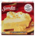 Sara Lee  banana creme pie made with real bananas Center Front Picture