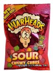 Warheads  sour chewy cubes Center Front Picture