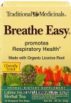 Traditional Medicinals Breathe Easy herbal tea promotes respiratory health, 16-bags Center Front Picture