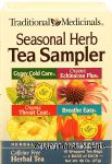 Traditional Medicinals Seasonal Herb Tea Sampler gypsy cold care, echinacia plus, throat coat, breathe easy herbal teas, 16-bags Center Front Picture