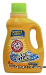 Arm & Hammer  liquid detergent with oxi clean stain fighters, clean meadow scent, for all machines including h.e. Center Front Picture