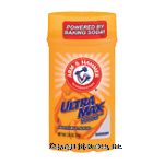 Arm & Hammer Ultra Max solid, antiperspirant deodorant, unscented Center Front Picture