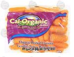 Cal-Organic  organic peeled carrots, washed and ready to eat Center Front Picture