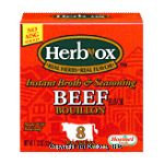 Herb-Ox Bouillon Packets Beef Instant Broth & Seasoning 8 Ct Center Front Picture