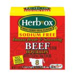 Herb-Ox Bouillon Packets Beef Instant Broth & Seasoning Sodium Free 8 Ct Center Front Picture