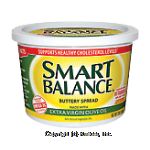 Smart Balance  64% natural vegetable oil spread made with extra virgin olive oil Center Front Picture