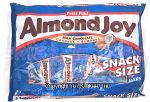 Peter Paul Almond Joy milk chocolate covered coconut - almonds, snack size bars Center Front Picture