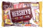 Hershey's miniatures milk chocolate, krackel, mr. goodbar, special dark snack size bars, family bag Center Front Picture