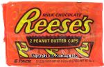 Reese's  milk chocolate peanut butter cups, 6-bi-packs Center Front Picture