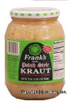 Frank's  polish style kraut Center Front Picture