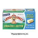 Land O Lakes(R)  unsalted sweet butter, 8 half sticks Center Front Picture