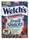 Welch's Fruit Snacks berries 'n cherries, made with real fruit Center Front Picture