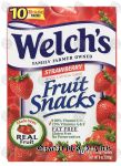 Welch's Fruit Snacks strawberry, made with real fruit Center Front Picture