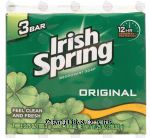 Irish Spring Deodorant Soap original, bar soap Center Front Picture