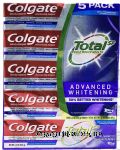 Colgate Total SF toothpaste, mutli-benefit, sensitivity relief, 6.4-ounce tubes Center Front Picture