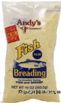 Andy's  seasoning, Yellow fish breading for excellent tasting fish and shrimp Center Front Picture