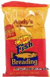 Andy's  cajun fish breading; bake, broil & fry; for fish and shrimp Center Front Picture