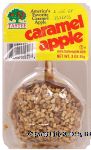 Tastee  caramel and chopped nut covered apple on a stick Center Front Picture