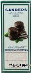 Sander's The Pavilion Collection dark chocolate peppermint patties Center Front Picture