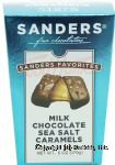 Sander's fine chocolatiers milk chocolate sea salt caramels Center Front Picture