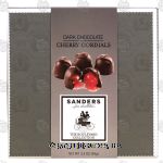 Sander's The Boulevard Collection dark chocolate cherry cordials Center Front Picture