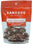 Sander's  milk chocolate pecan caramel clusters Center Front Picture