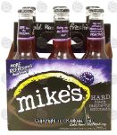 Mike's Hard black raspberry lemonade, 5% alc. by vol., 11.2-fl. oz. Center Front Picture