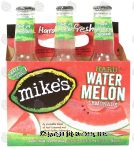 Mike's HARD watermelon lemonade malt beverage, 5% alc. by vol., 11.2-fl. oz. Center Front Picture