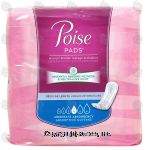 Poise Pads discreet bladder leakage protection, regular length, moderate absorbency Center Front Picture