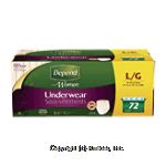 Depend Fit-Flex underwear for women, large, 38-50-in waist, maximum absorbency Center Front Picture