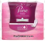 Poise Pads discreet bladder leakage protection, maximum absorbency, long length Center Front Picture