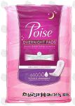 Poise Overnight Pads discreet bladder leakage protection, long length, ultimate absorbency Center Front Picture