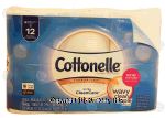 Cottonelle Ultra Clean Care bathroom tissue, double, 170 1-ply sheets Center Front Picture