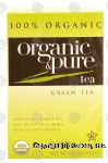 Organic & Pure  green tea, 18 tea bags Center Front Picture