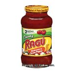 Ragu Chunky Gardenstyle Mushroom & Green Pepper Center Front Picture