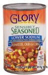 Glory Sensibly Seasoned tomatoes, okra & corn, lower sodium Center Front Picture