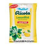 Ricola  herb throat drops, sugar free, soothing and refreshing, from switzerland, lemon mint flavor Center Front Picture