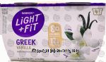 Dannon Light & Fit vanilla greek, 4 pk., cup Center Front Picture