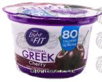 Dannon Light & Fit original cherry greek yogurt, cup Center Front Picture