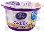 Dannon Light & Fit greek; nonfat toasted coconut vanilla greek yogurt Center Front Picture