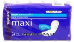 Top Care  multi-channel maxi pad with omni-odor guard plus, moderate Center Front Picture