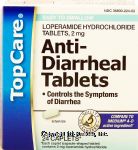 Top Care  anti-diarrheal tablets, compare to Imodium A-D Center Front Picture