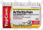 Top Care  arthritis pain, acetaminophen, extended release tablets, pain reliever/ fever reducer Center Front Picture