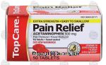 Top Care  acetaminophen 500-mg. tablets Center Front Picture